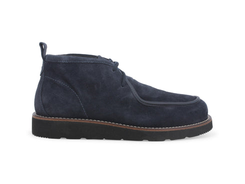 Melluso Uomo Polacchini Paraboot Autunno Inverno Tomaia Camoscio Blu U55239W-238427